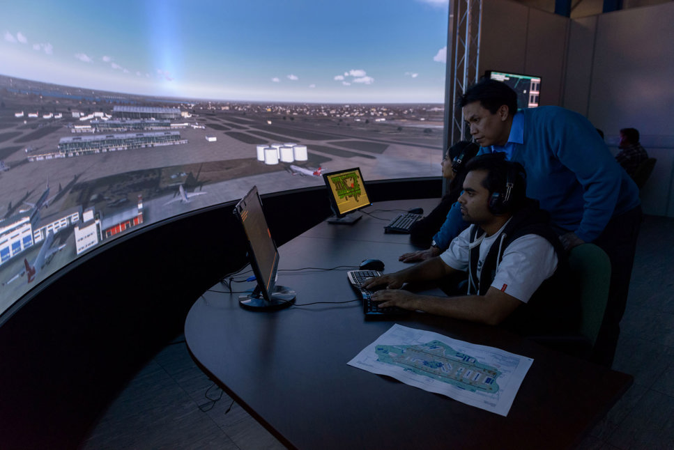 Human operators at an ATC